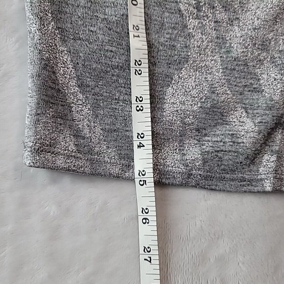 WHBM Silver Shimmer 3/4 Sleeve Drop Shoulder Tee XXS Extra Small NWOT - Picture 6 of 13